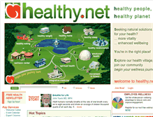 Tablet Screenshot of healthy.net